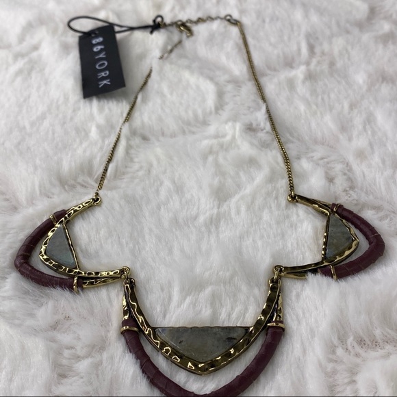 86 YORK Josie mixed media collar necklace - Picture 8 of 9